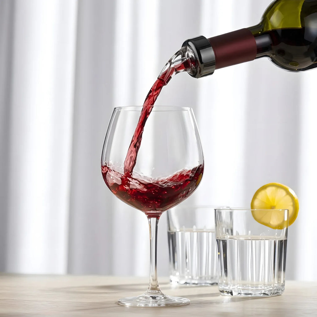 1 oz measured pourer dispensing wine