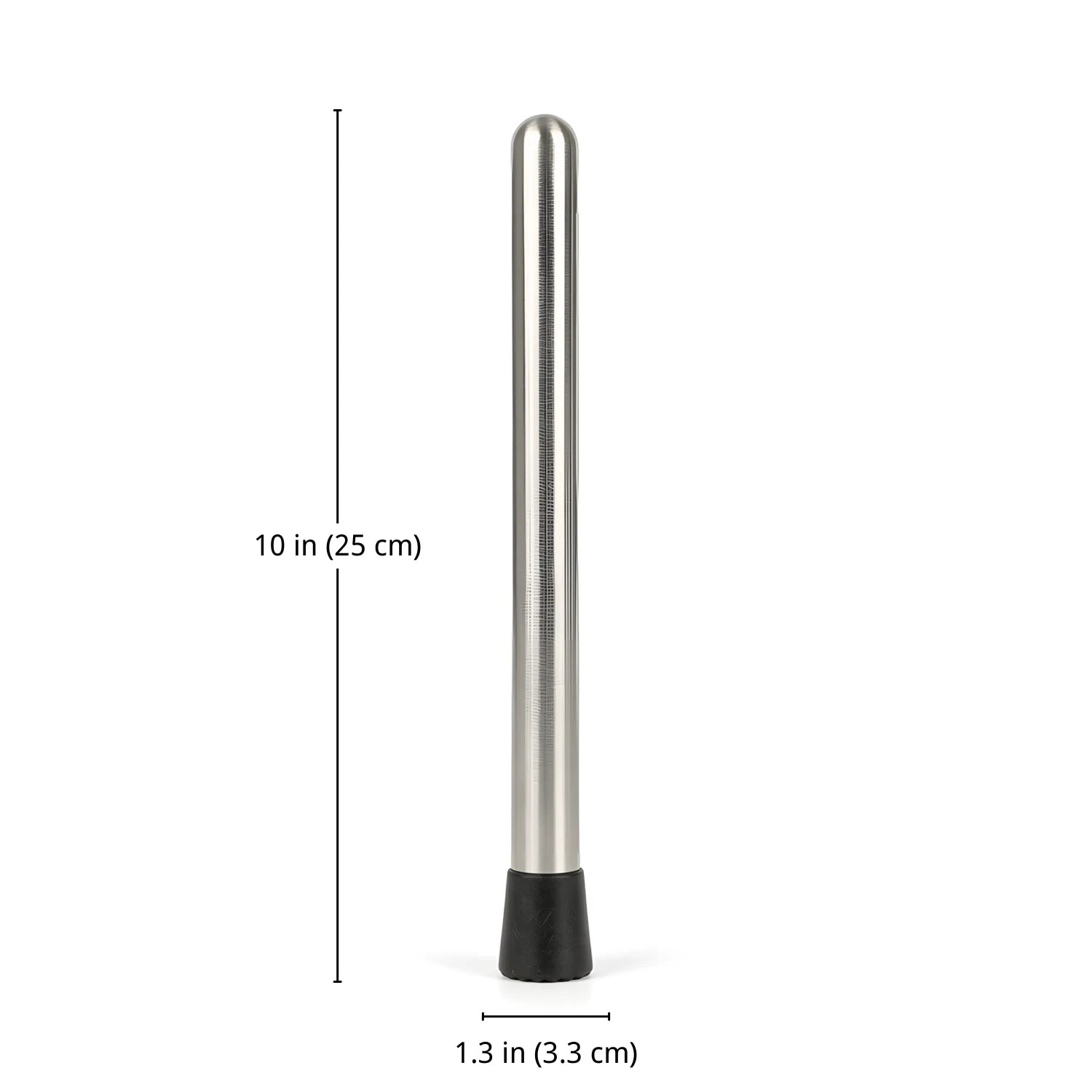 Rubber Head Muddler - 10 inches dimensions