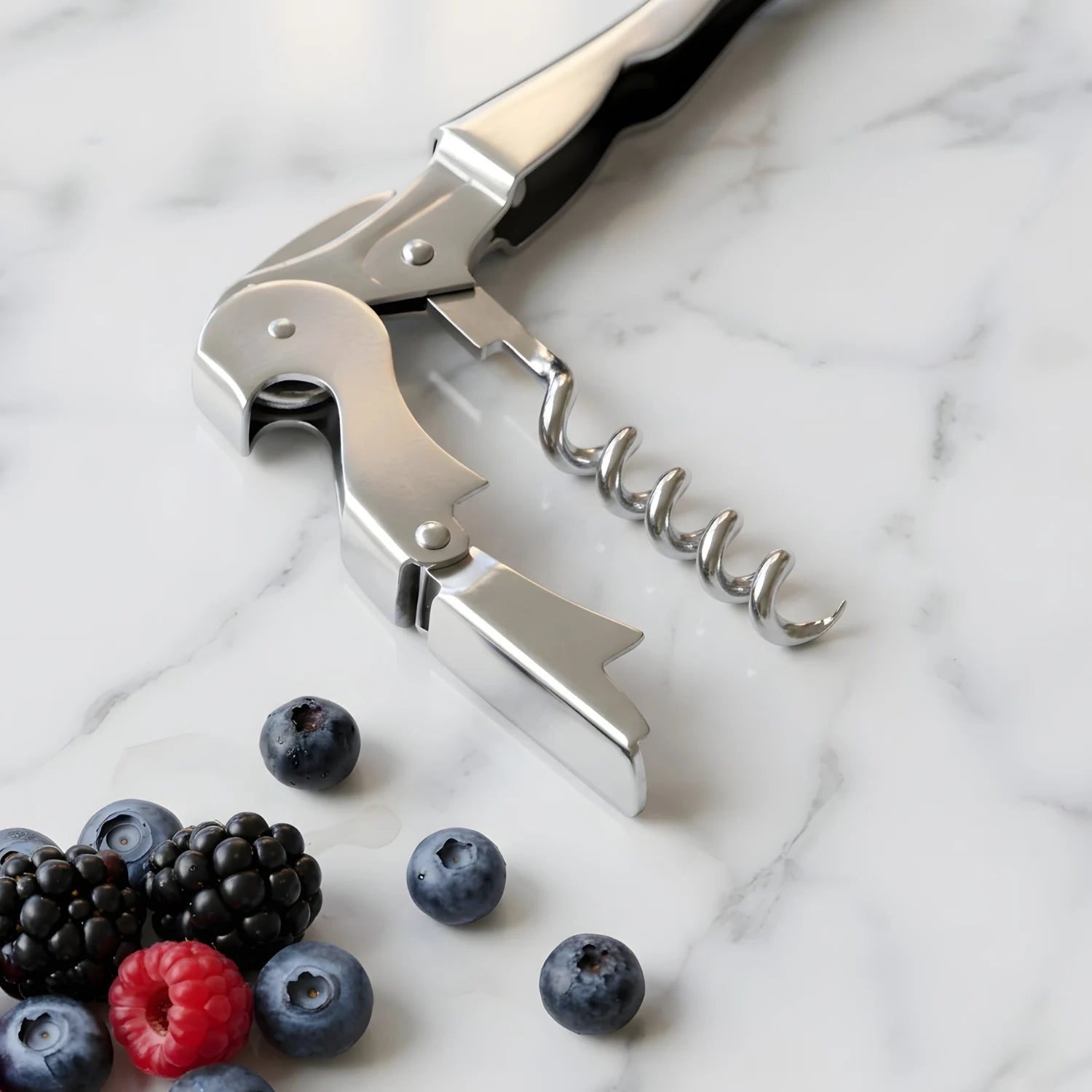 wine key on a home bar counter