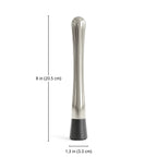 Rubber Head Muddler - 8 inches dimensions