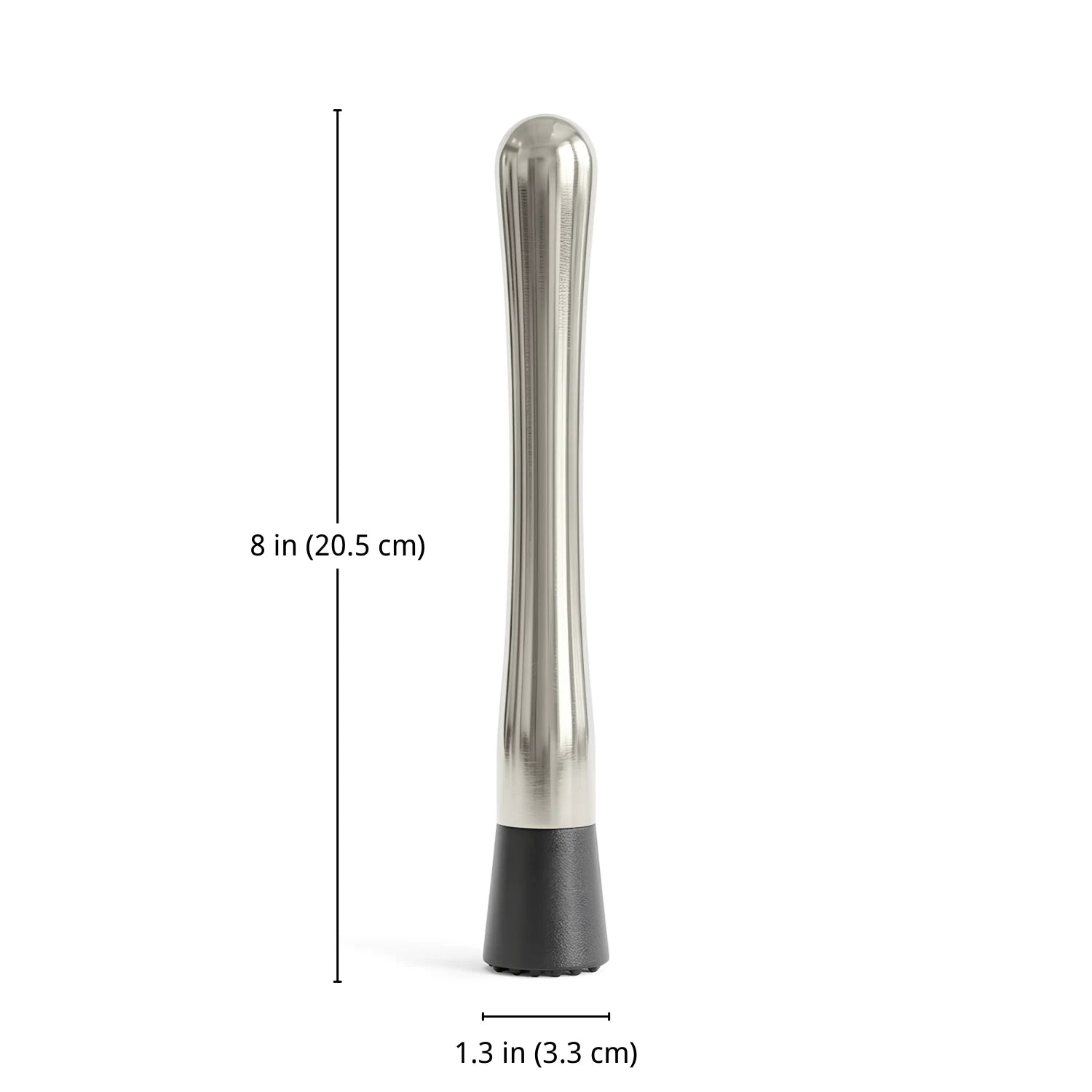 Rubber Head Muddler - 8 inches dimensions