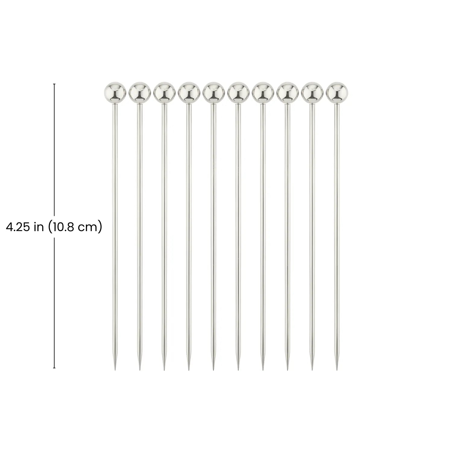 Ball Cocktail Picks dimensions