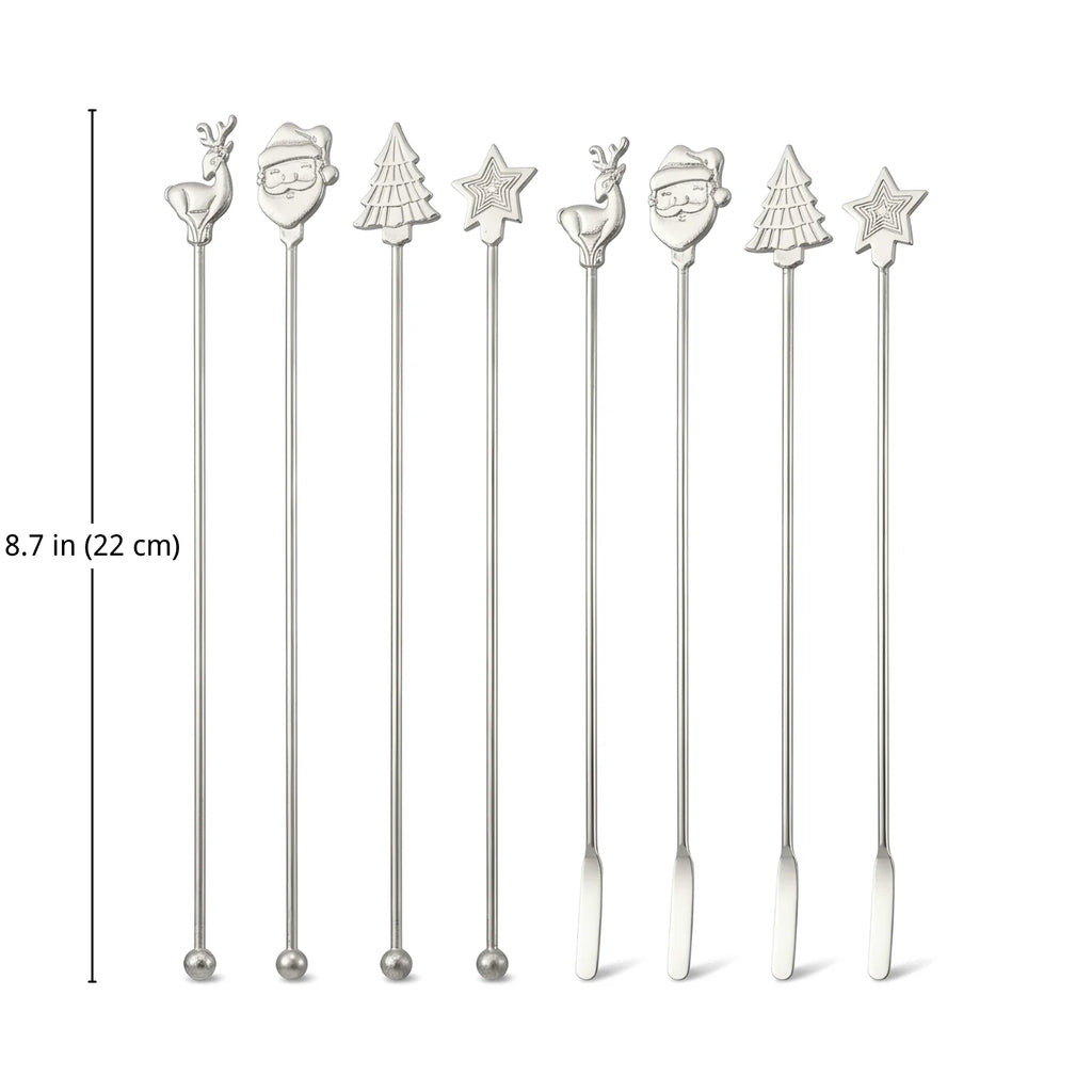Christmas Swizzle Sticks dimensions