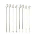 Christmas Swizzle Sticks - Set of 8