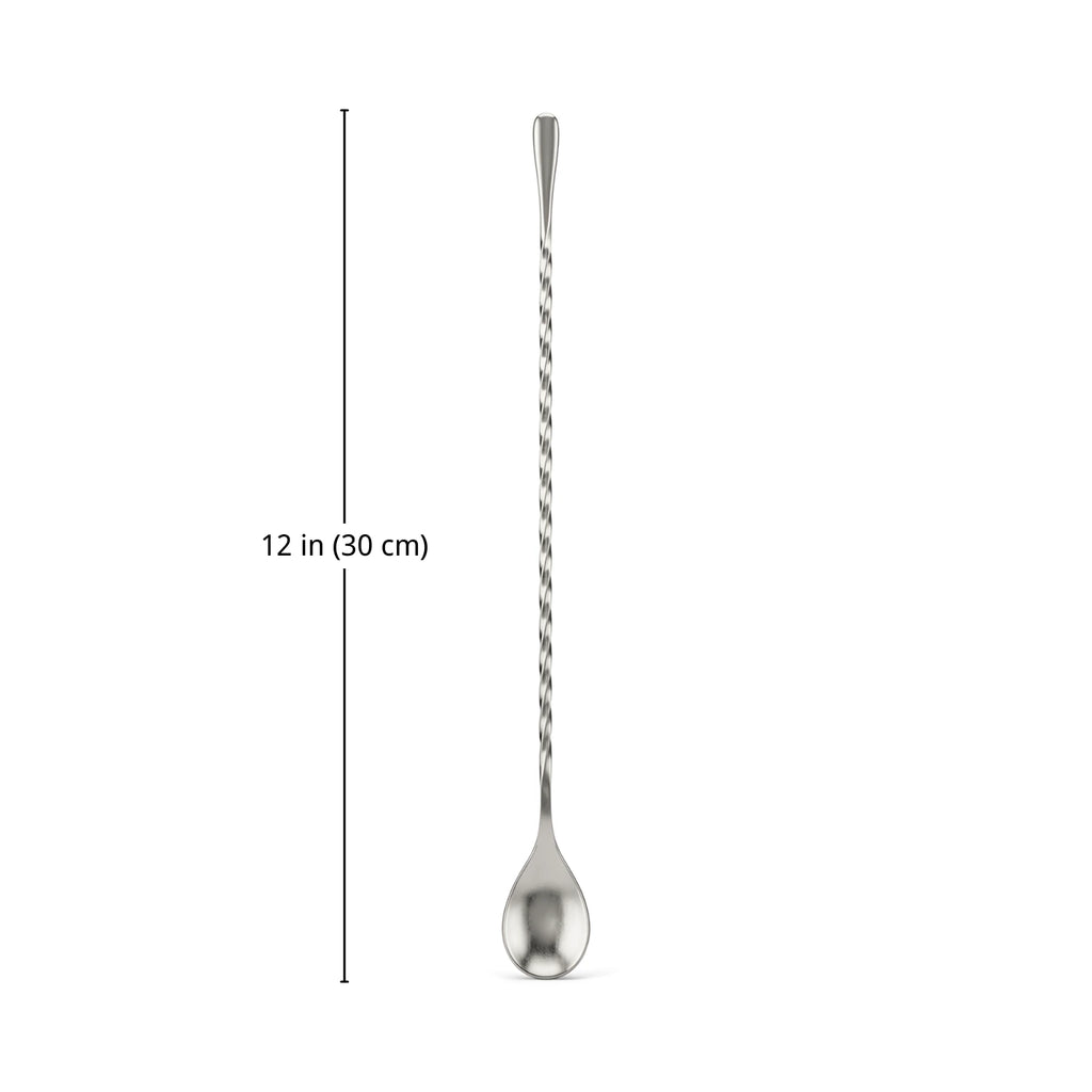 Teardrop Bar Spoon - 12 inch dimensions
