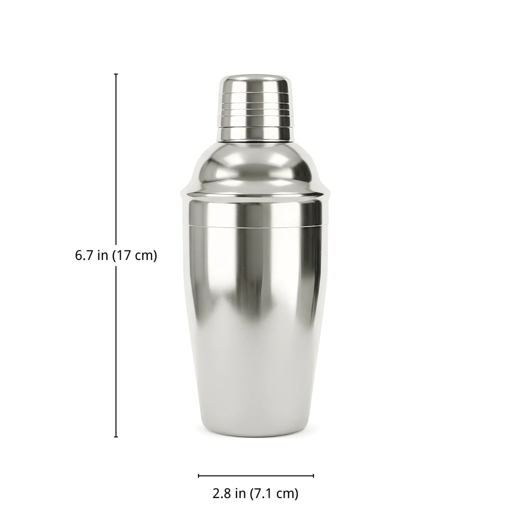 Cobbler Shaker - 12 oz dimensions