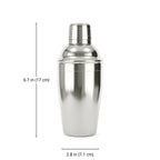 Cobbler Shaker - 12 oz dimensions