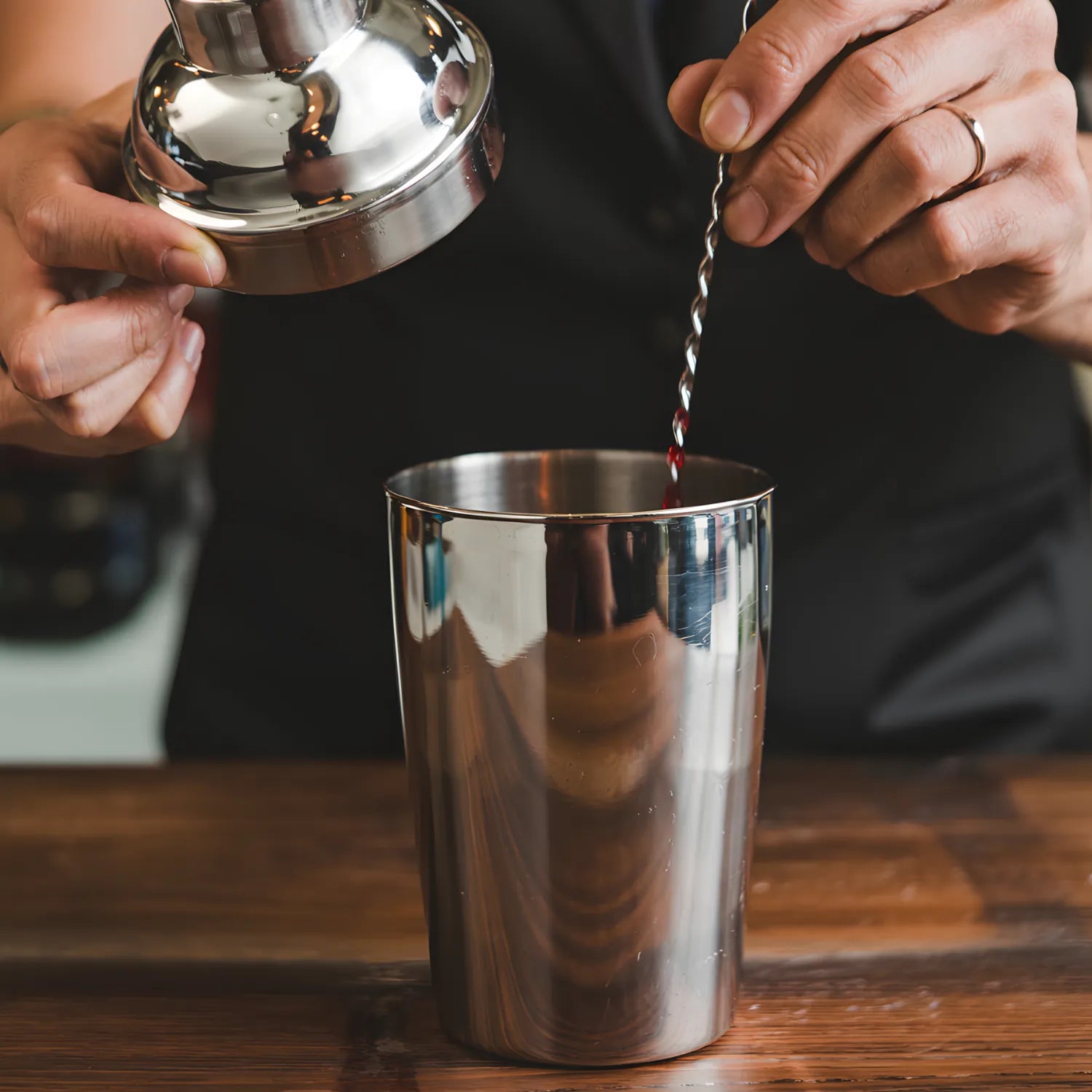 12 oz cobbler shaker for bartending