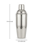 Cobbler Shaker - 24 oz dimensions
