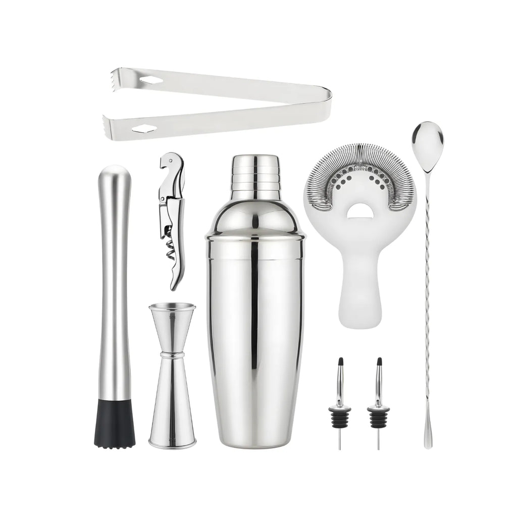 8-piece cobbler shaker cocktail set products display