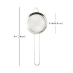 Fine Mesh Strainer dimensions