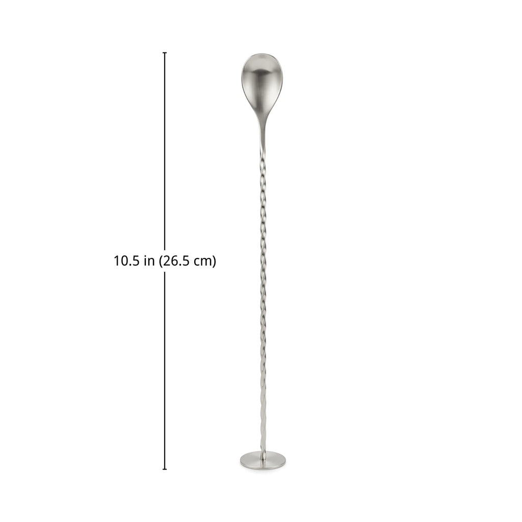 Flat End Bar Spoon - 10 inch dimensions