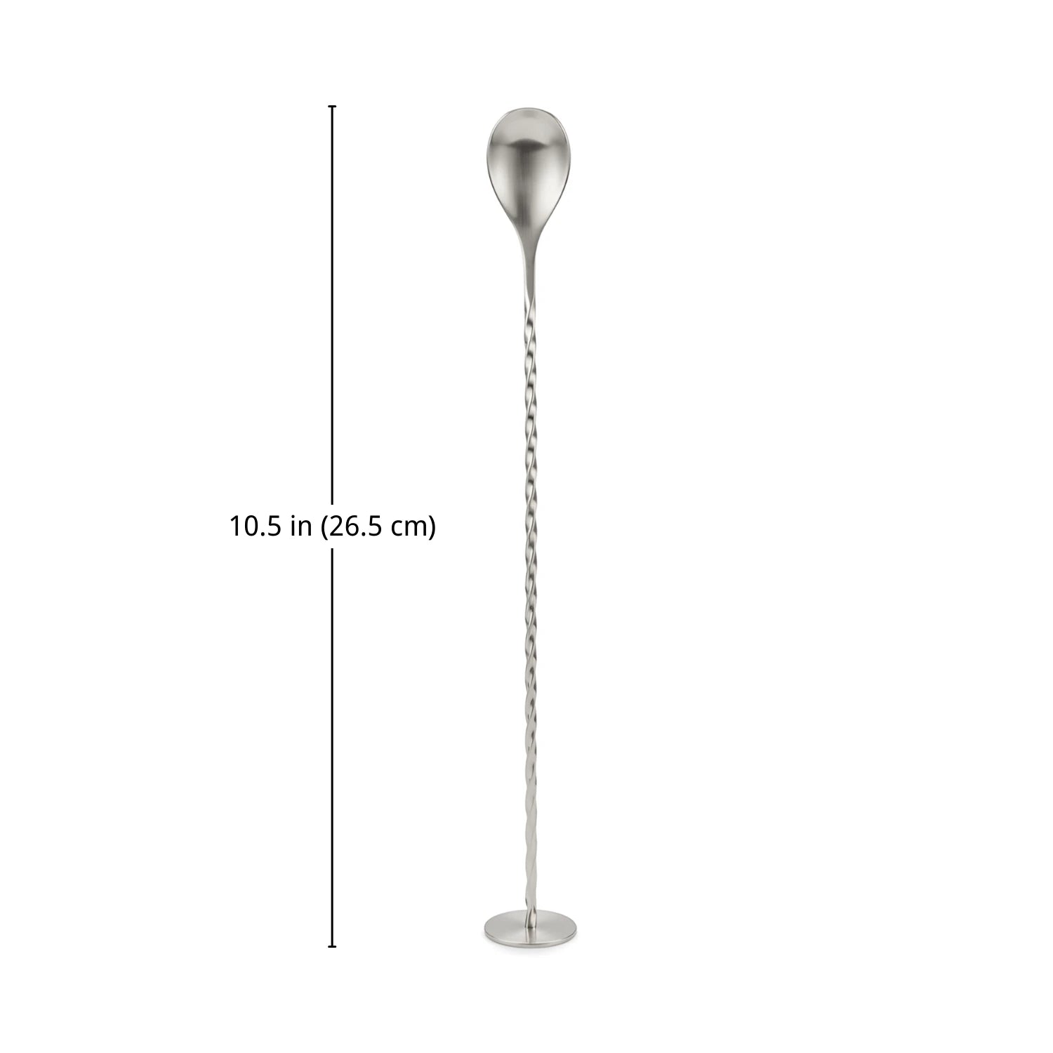 Flat End Bar Spoon - 10 inch dimensions
