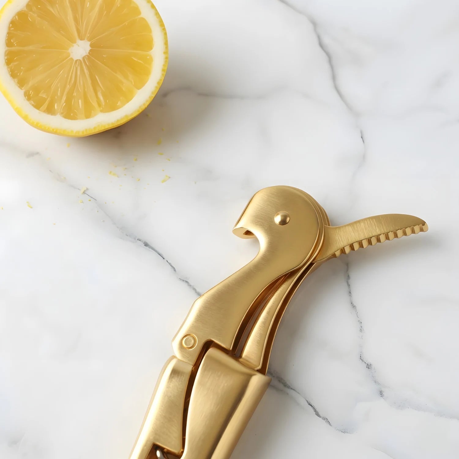 gold wine key detail view