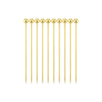 gold Ball Cocktail Picks - Set of 10