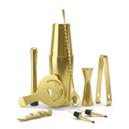 Gold Boston Shaker Cocktail Set - 8-Piece