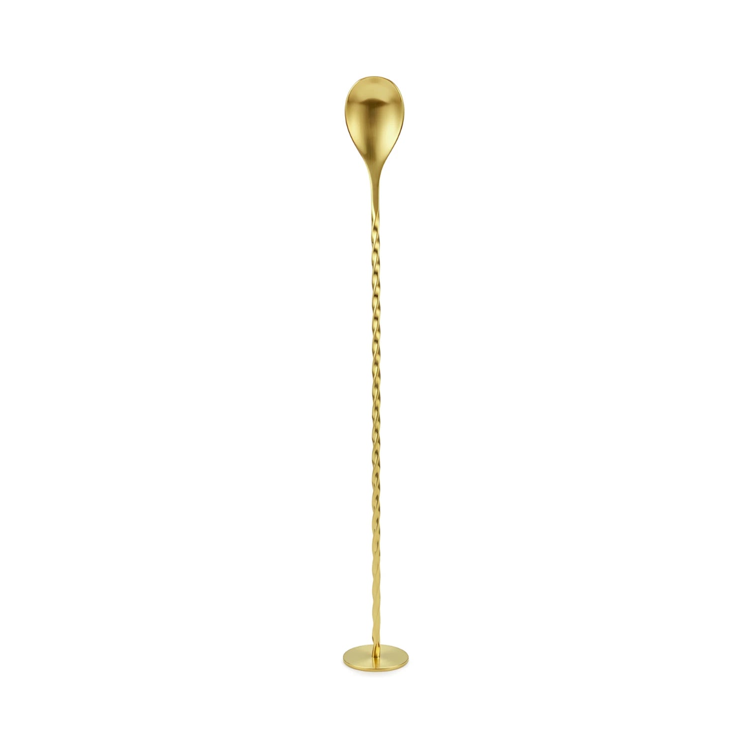 Gold Flat End Bar Spoon - 10 inch
