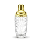 Gold Glass Cocktail Shaker - 12 oz