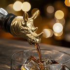 gold rhino pourer detail view