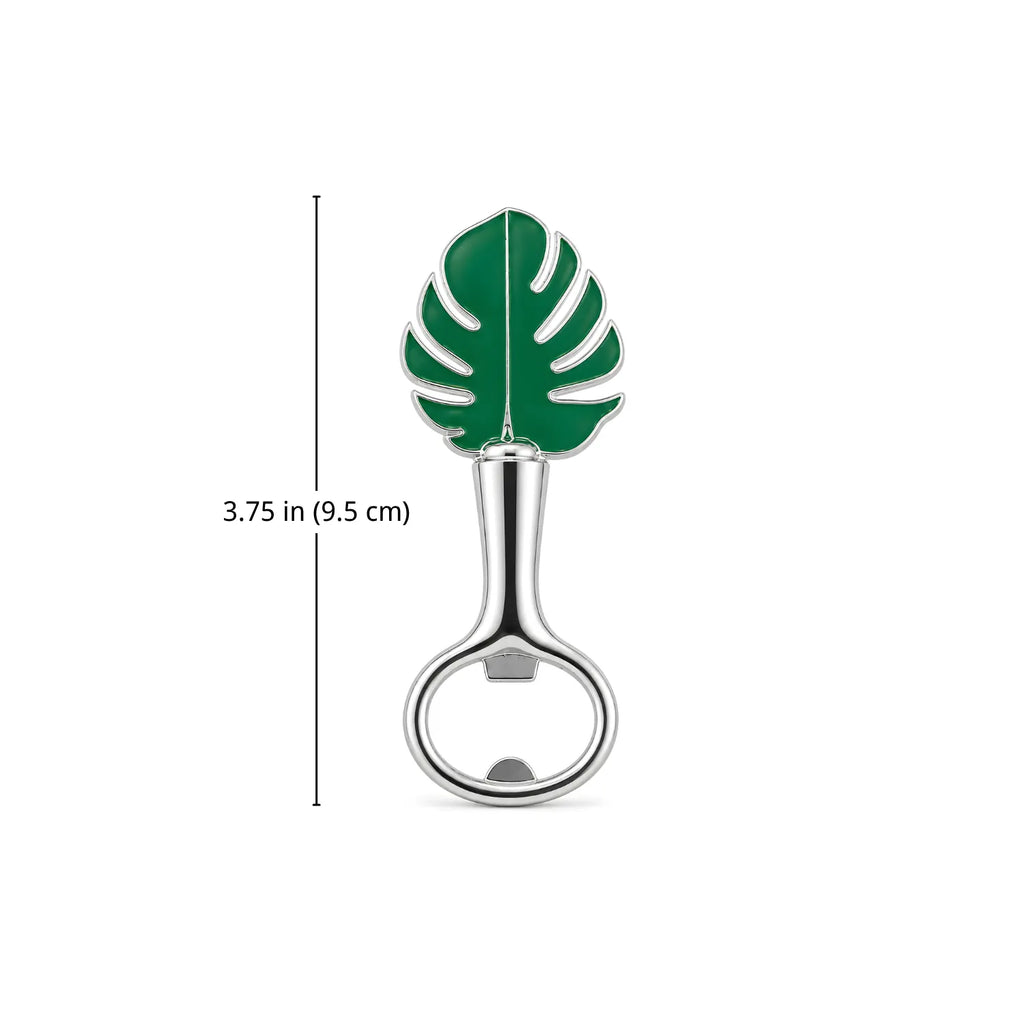 monstera leaf bottle opener dimension