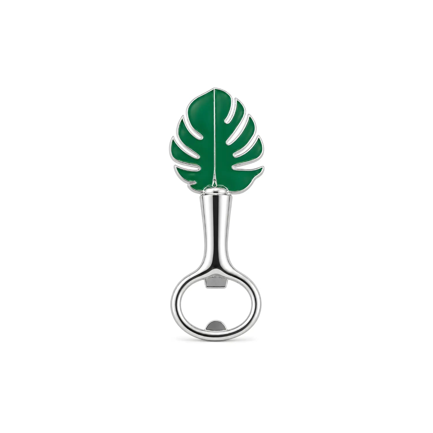 monstera leaf bottle opener