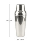 Parisian Shaker - 20 oz dimensions