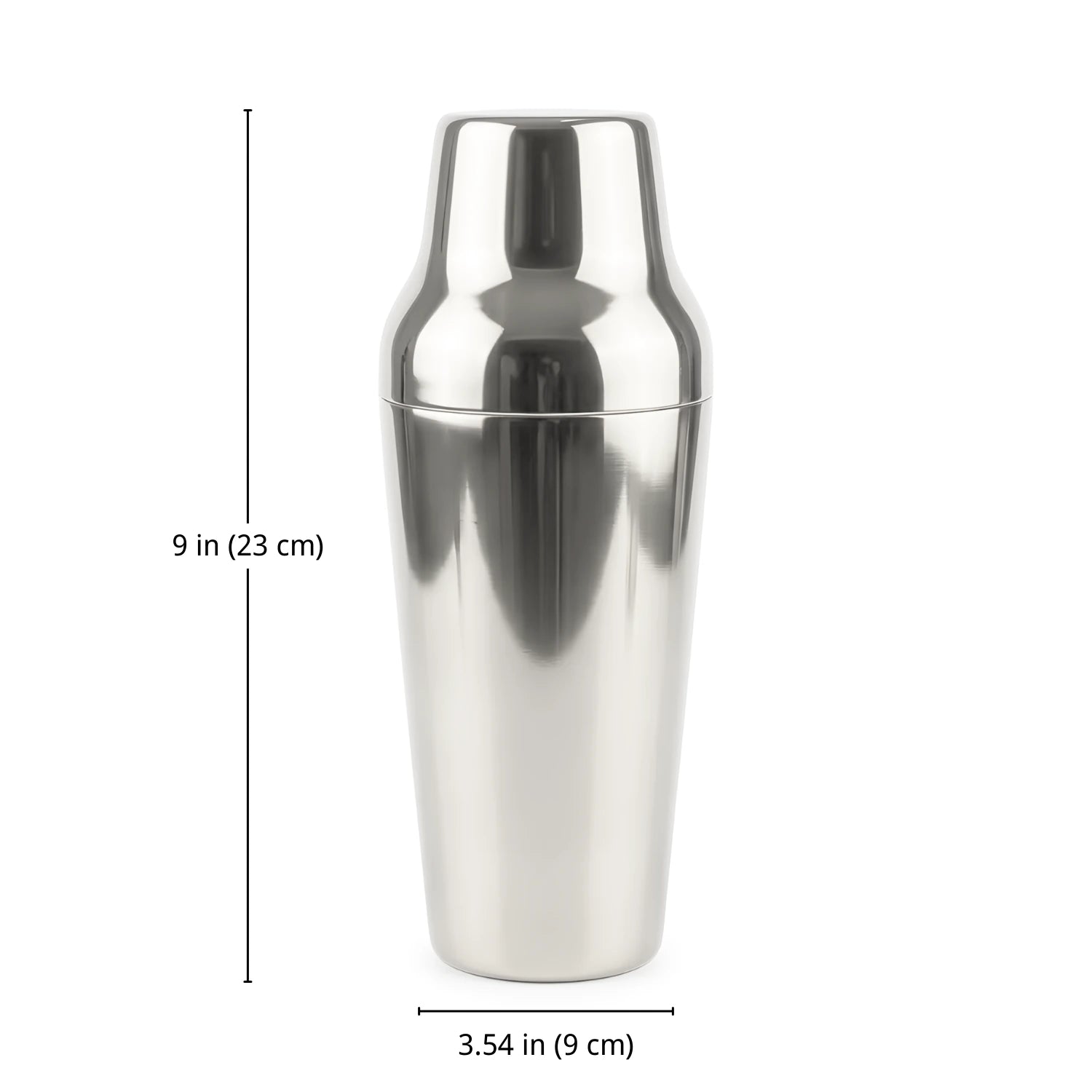 Parisian Shaker - 20 oz dimensions
