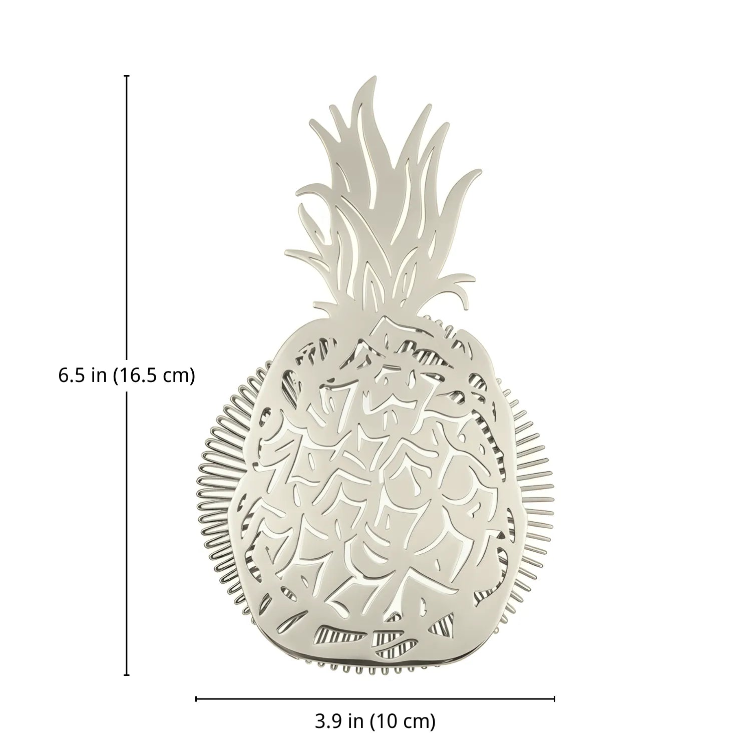 Pineapple Cocktail Strainer dimensions
