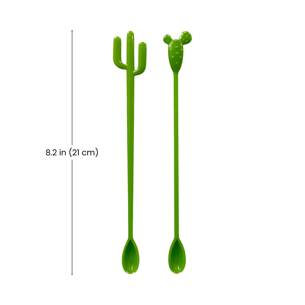Plastic Cactus Swizzle Sticks dimensions