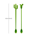 Plastic Cactus Swizzle Sticks dimensions
