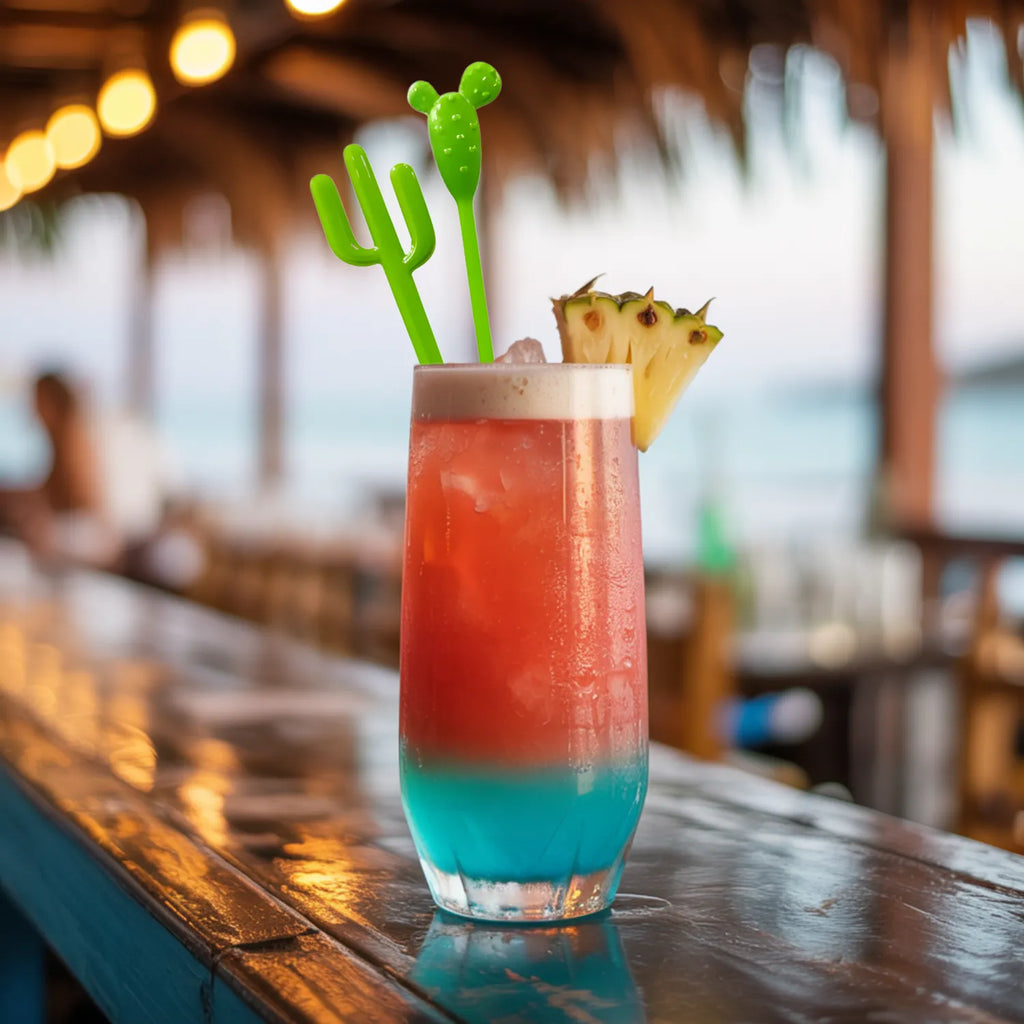cactus swizzle sticks for cocktail