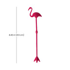 Plastic Flamingo Swizzle Sticks dimensions