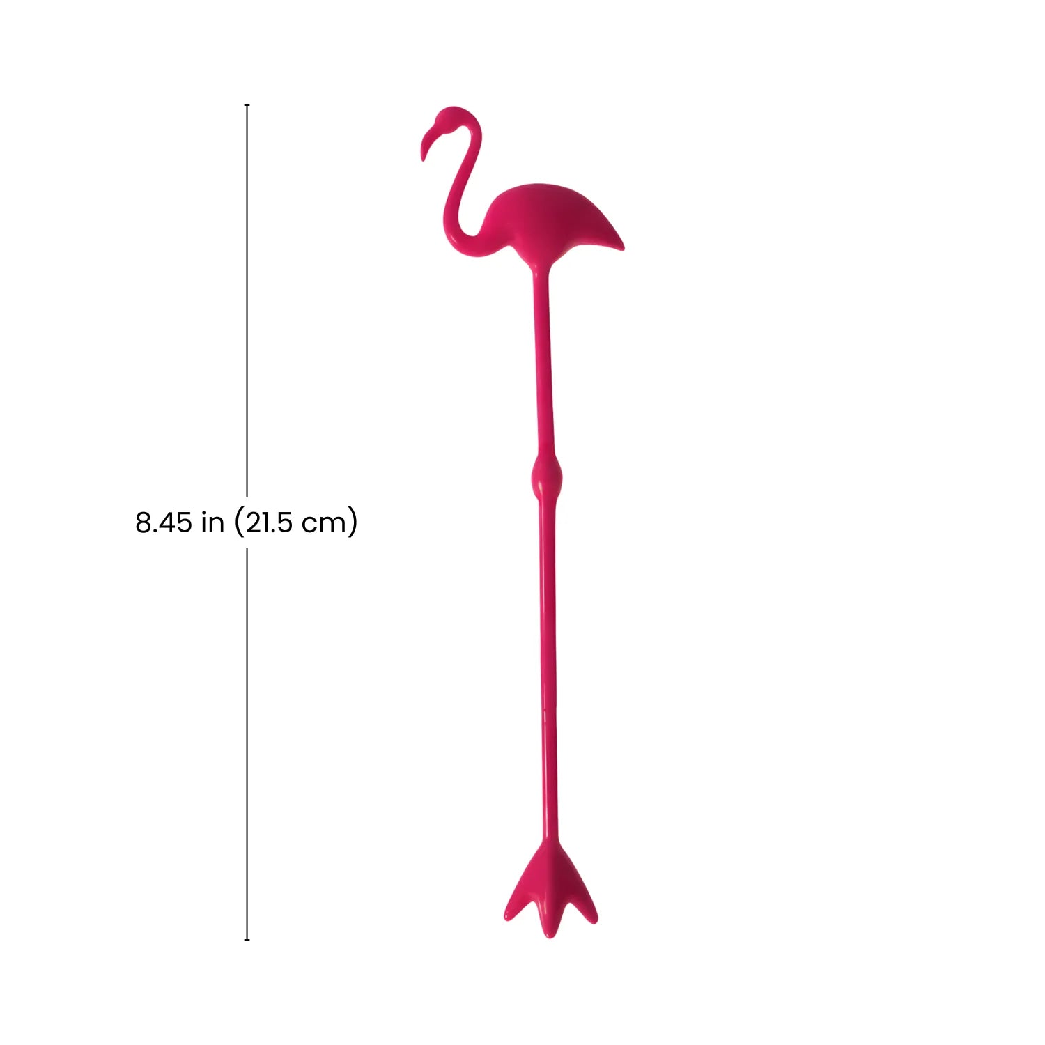 Plastic Flamingo Swizzle Sticks dimensions