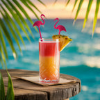 flamingo swizzle sticks for cocktail