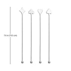 playing card swizzle sticks dimension