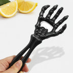 skeleton hand bottle opener detail view