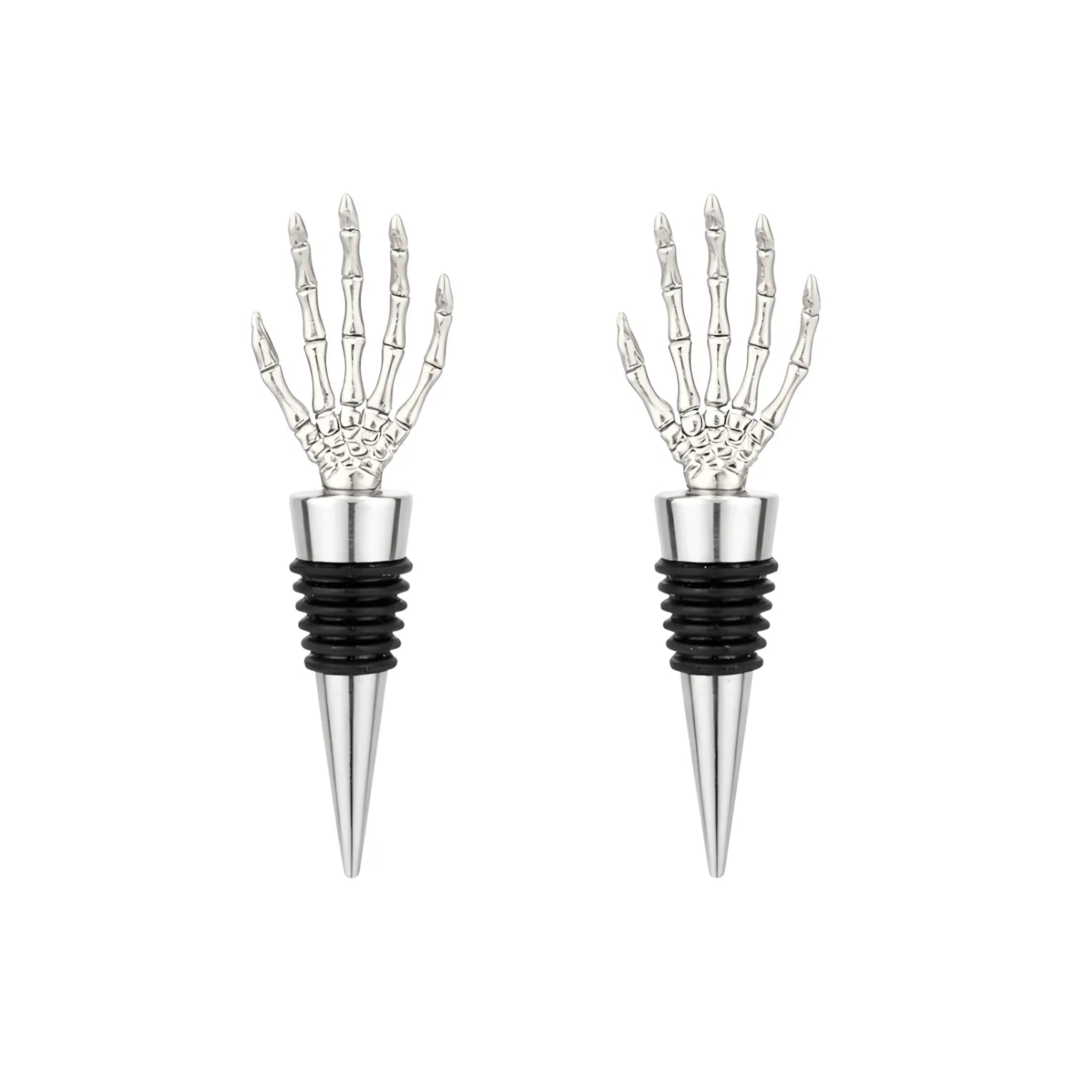 Skeleton Hand Wine Stoppers - Set of 2
