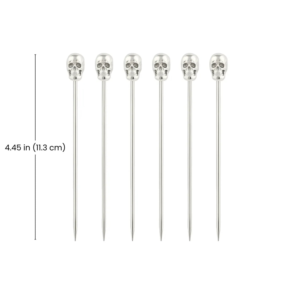 Skull Cocktail Picks dimensions