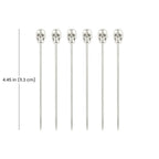 Skull Cocktail Picks dimensions