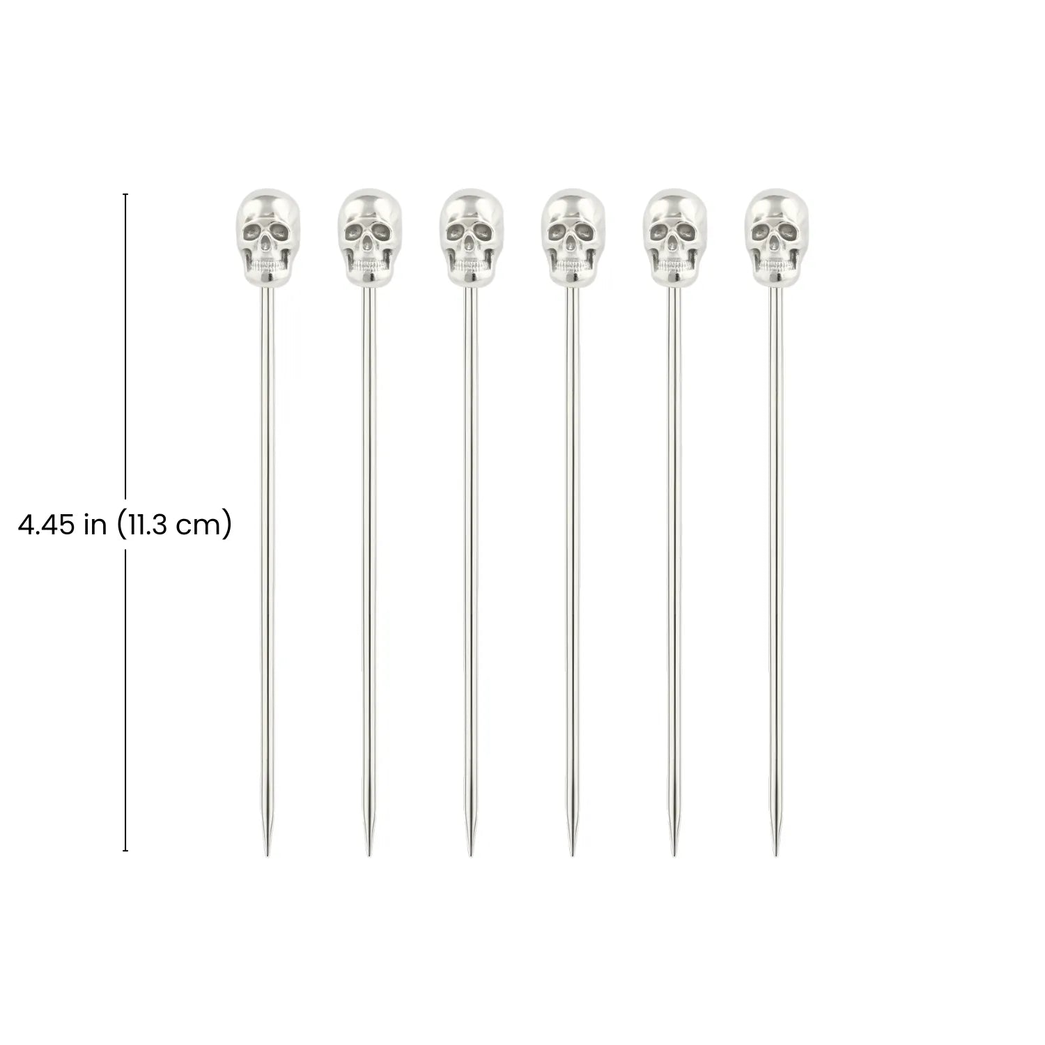 Skull Cocktail Picks dimensions
