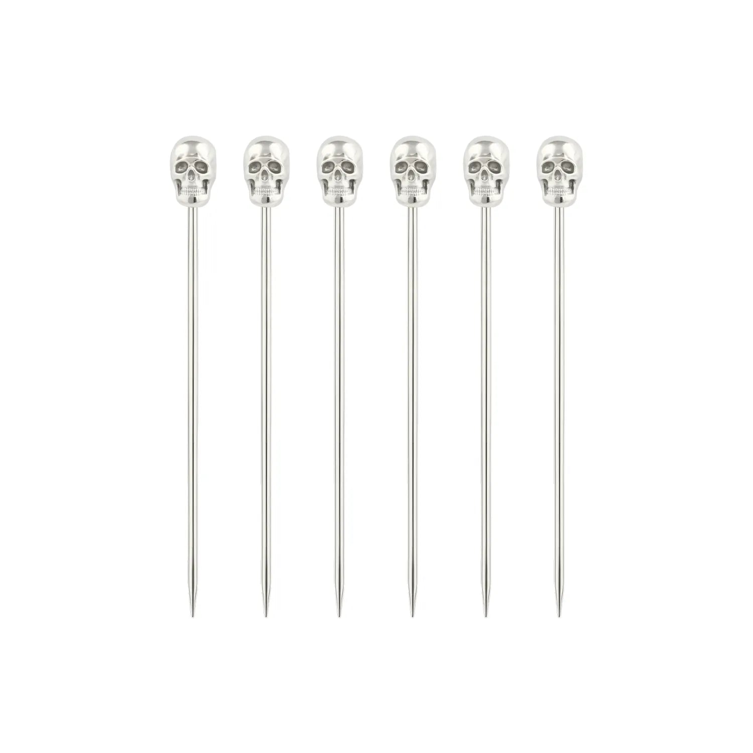 Skull Cocktail Picks - Set of 6