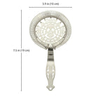 Skull Cocktail Strainer dimensions