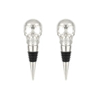 Skull Wine Stoppers - Set of 2