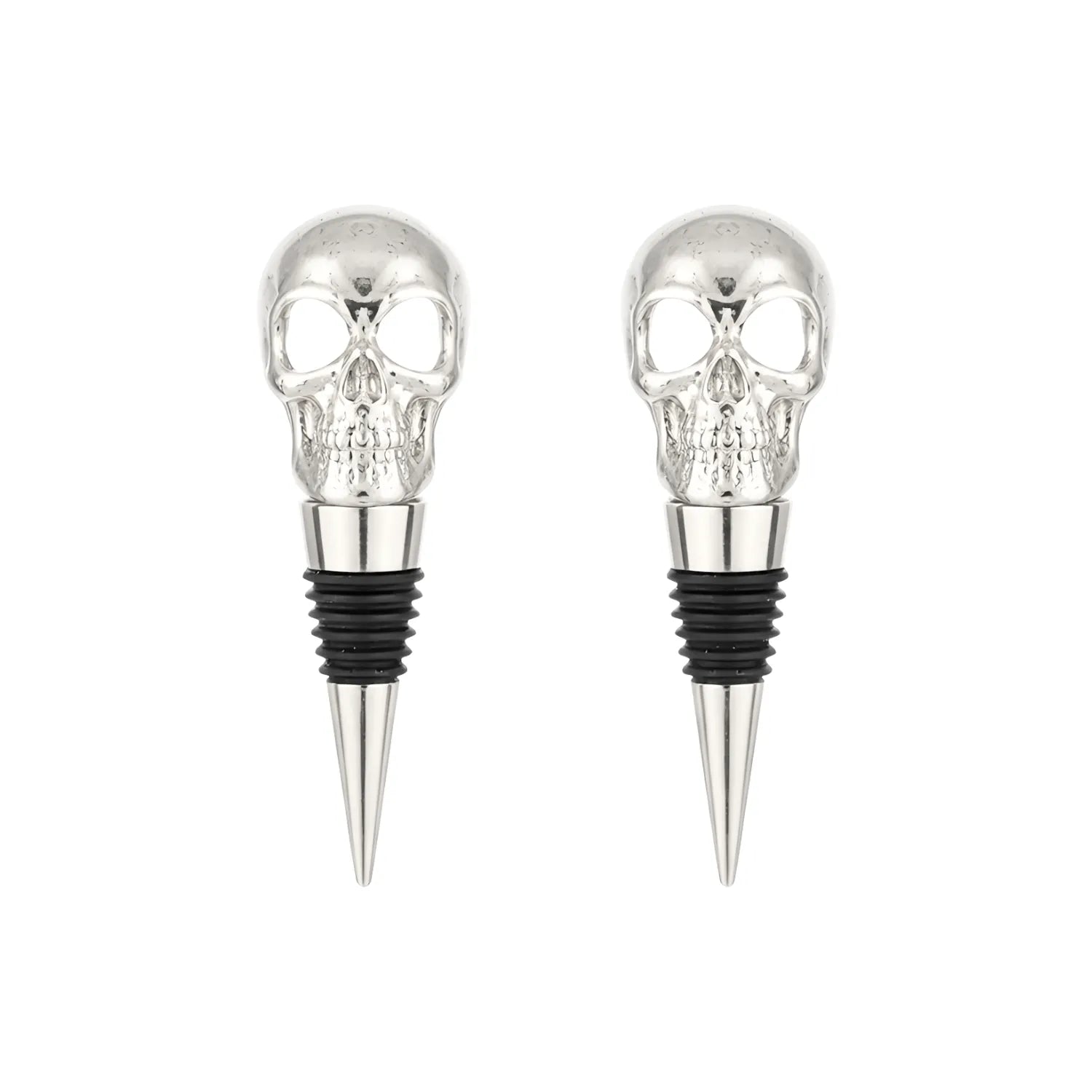 Skull Wine Stoppers - Set of 2