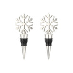 Snowflake Wine Stoppers - Set of 2