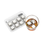 Stainless Steel Ice Cubes - Set of 8
