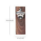 Wall-Mounted Bottle Opener dimensions